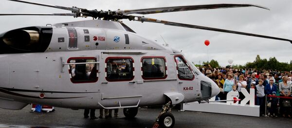Ka-62 na exposição do equipamento aéreo (foto de arquivo) - Sputnik Brasil