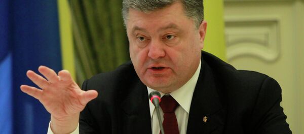 Presidente da Ucrânia, Pyotr Poroshenko - Sputnik Brasil