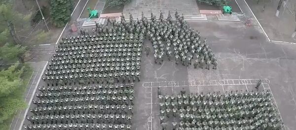 Russia: Drone footage captures cadets preparing for Victory Day celebrations - Sputnik Brasil