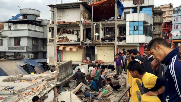Consequências do terramoto em Katmandu - Sputnik Brasil
