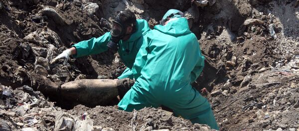 Mass grave. Syria (File) - Sputnik Brasil