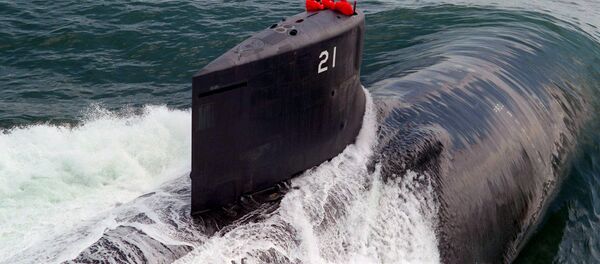 Submarino Seawolf da Marinha norte-americana, foto de arquivo - Sputnik Brasil