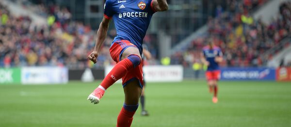 Vitinho depois de fazer gol em um dos jogos da Primeira Liga do Campeonato Russo de Futebol, Moscou, 21 de maio de 2017 Vitinho depois de fazer gol em um dos jogos da Primeira Liga do Campeonato Russo de Futebol, Moscou, 21 de maio de 2017 - Sputnik Brasil