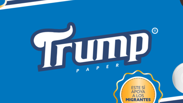 Papel higiênico Trump Paper - Sputnik Brasil