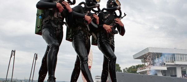 Infantaria naval da Frota do Mar Negro da Marinha russa Infantaria naval da Frota do Mar Negro da Marinha russa - Sputnik Brasil