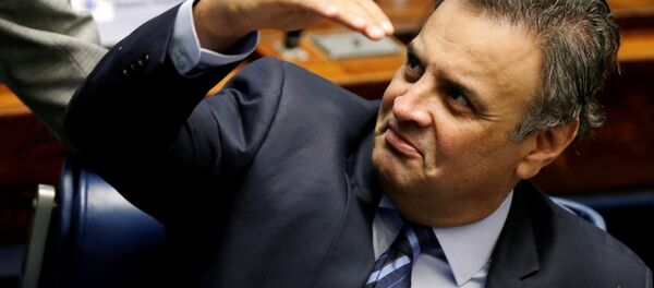 O senador do PSDB Aécio Neves (foto de arquivo) O senador do PSDB Aécio Neves (foto de arquivo) - Sputnik Brasil