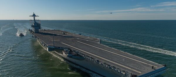 O porta-aviões da Marinha americana USS Gerald R. Ford - Sputnik Brasil