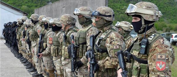 Members of Special Forces Brigade. Military of Montenegro - Sputnik Brasil