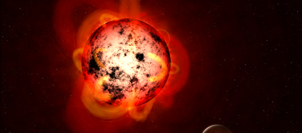 Estrela anã vermelha Estrela anã vermelha - Sputnik Brasil