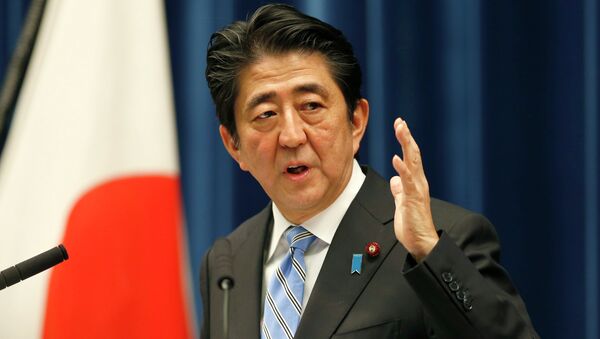 O primeiro-ministro japonês, Shinzo Abe - Sputnik Brasil