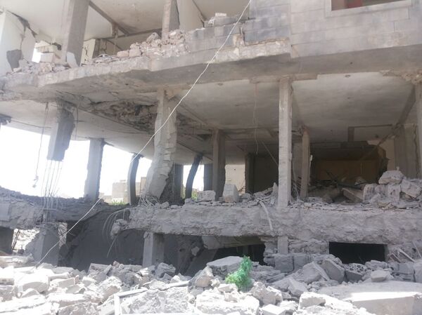 Consequências do bombardeio de Sanaa, capital do Iêmen Consequências do bombardeio de Sanaa, capital do Iêmen - Sputnik Brasil