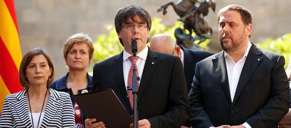 Carles Puigdemont, presidente da Catalunha - Sputnik Brasil