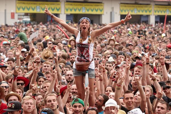 Festival musical Rock am Ring em Nuerburg, Alemanha - Sputnik Brasil