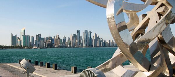 Buildings are seen from across the water in Doha, Qatar June 5, 2017. - Sputnik Brasil