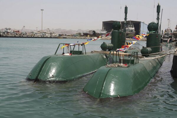 Submarino iraniano da classe Ghadir (foto de arquivo) - Sputnik Brasil
