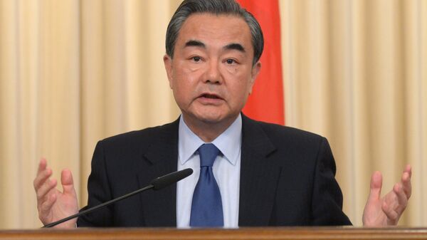Ministro das Relações Exteriores da China, Wang Yi (foto de arquivo) - Sputnik Brasil