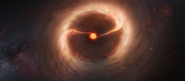 Formação de uma estrela (impressão artística) - Sputnik Brasil