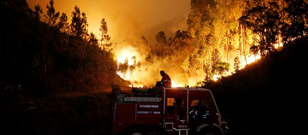Incêndio em Pedrógão Grande, parte central de Portugal, 18 de junho de 2017 - Sputnik Brasil