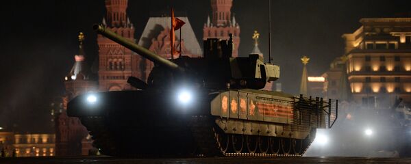 Tanque T-14 Armata na Praça Vermelha (imagem ilustrativa) Tanque T-14 Armata na Praça Vermelha (imagem ilustrativa) - Sputnik Brasil