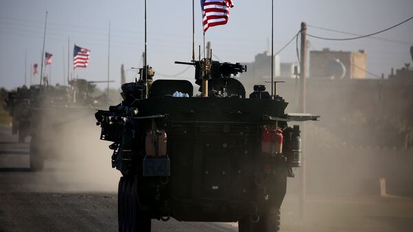 Forças dos EUA em Manbij, Síria, foto de arquivo - Sputnik Brasil