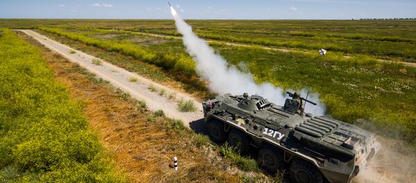 Lançamentos de míssil do sistema antiaéreo russo Igla no quadro do concurso militar Chistoe Nebo (Céu Limpo) Lançamentos de míssil do sistema antiaéreo russo Igla no quadro do concurso militar Chistoe Nebo (Céu Limpo) - Sputnik Brasil