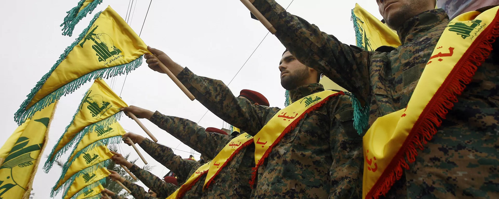 Militantes do grupo xiita libanês Hezbollah - Sputnik Brasil, 1920, 26.10.2024