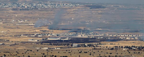 Imagens da fronteira entre Israel e Síria, nas Colinas de Golã (foto de arquivo) - Sputnik Brasil
