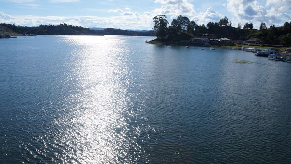 Vistas del embalse de Guatapé en Colombia (archivo) - Sputnik Brasil