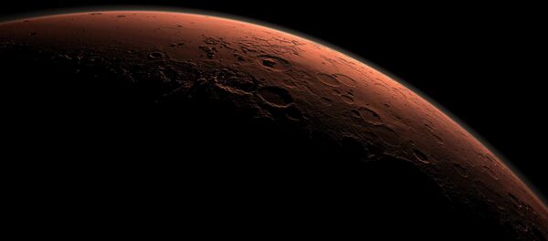 Imagem computorizada de Marte - Sputnik Brasil