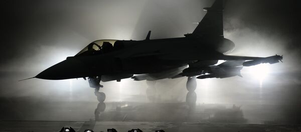 O primeiro protótipo do caça Gripen E da empresa sueca Saab - Sputnik Brasil