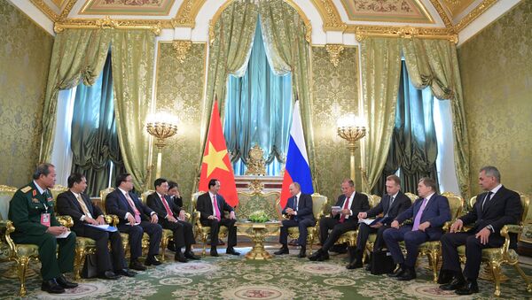 Presidente do Vietnã se reúne com o presidente da Rússia, Vladimir Putin - Sputnik Brasil
