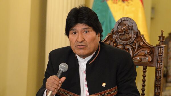 Evo Morales, presidente da Bolívia - Sputnik Brasil