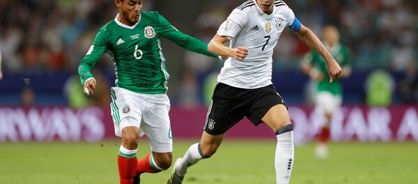 El partido entre Alemania y México El partido entre Alemania y México - Sputnik Brasil