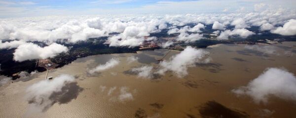 Área coberta por água na cidade de Barcarena, no interior do Pará - Sputnik Brasil