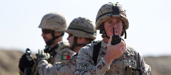 Militares portugueses e espanhóis na base militar iraquiana de Besmayah, cerca de 50 quilómetros a sudoeste de Bagdá, em 27 de janeiro de 2017 - Sputnik Brasil