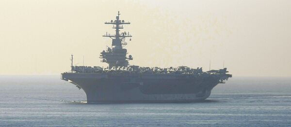 Porta-aviões USS George H.W. Bush, foto de arquivo - Sputnik Brasil