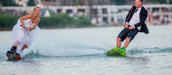 Casamento Wake, trabalho do fotógrafo húngaro Balazs Beli - Sputnik Brasil