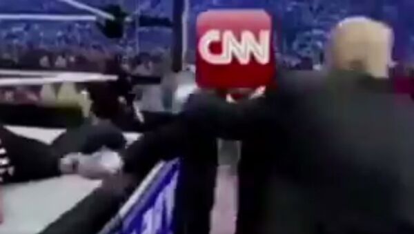 Trump 'ataca' CNN - Sputnik Brasil