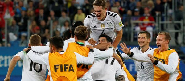 Alemães comemoram o título - Sputnik Brasil