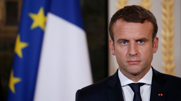 O presidente francês, Emmanuel Macron - Sputnik Brasil