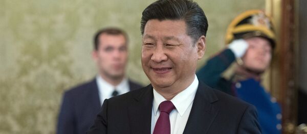 Xi Jinping chega ao encontro com Vladimir Putin, em 4 de julho de 2017 Xi Jinping chega ao encontro com Vladimir Putin, em 4 de julho de 2017 - Sputnik Brasil