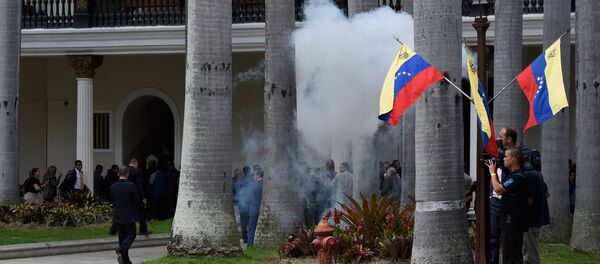 Tumulto na Assembleia Nacional da Venezuela - Sputnik Brasil