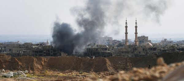 Ataques contra as posições do Daesh perto de Deir ez-Zor Ataques contra as posições do Daesh perto de Deir ez-Zor - Sputnik Brasil