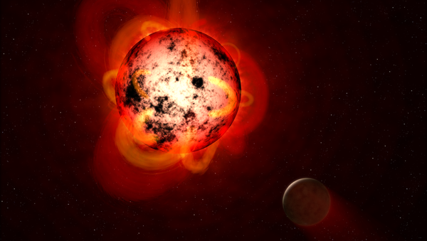 Exoplaneta próximo a uma anã vermelha - Sputnik Brasil