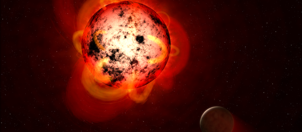 Exoplaneta próximo a uma anã vermelha - Sputnik Brasil