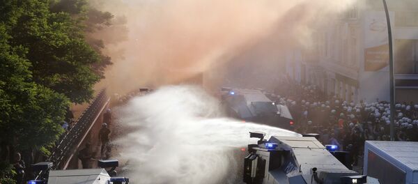 G20 Protest in Germany G20 Protest in Germany - Sputnik Brasil