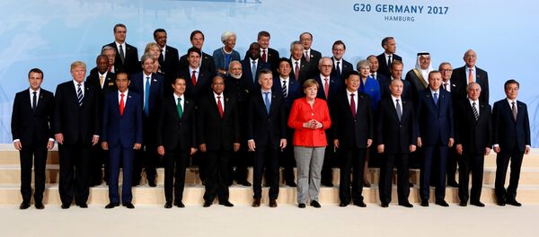 Líderes o G20 em reunião de cúpula do G20 - Sputnik Brasil