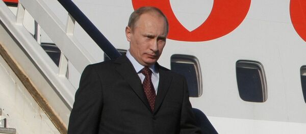 Vladimir Putin arrives on Air Force One plane Vladimir Putin arrives on Air Force One plane - Sputnik Brasil