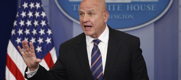 Conselheiro de Segurança Nacional dos EUA, Herbert McMaster durante o briefing em Washington (foto de arquivo) - Sputnik Brasil