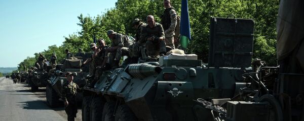 Exército ucraniano em Donbass - Sputnik Brasil